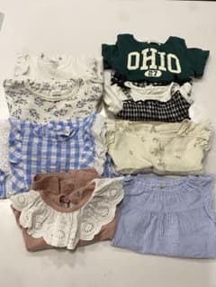 女の子服　子ども服　まとめ売り　90 保育園着　半袖のサムネイル