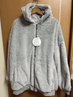 【最終価格】　ファー　フード付きジャケット