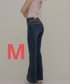 新品タグ付き 即日発送andmary Heart stitch denim - メルカリ