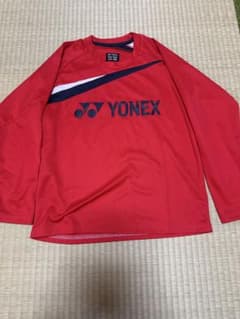 YONEX ヨネックス テニスウェア 長袖 レッド　SSのサムネイル