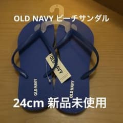 OLD NAVY ビーチサンダル 24cm ブルーのサムネイル