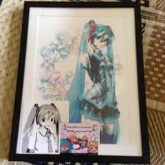 初音ミク 額入り絵のサムネイル