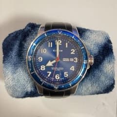 ジャンク】EDOX エドックス ダイバー クォーツ／ベルト新品／不動 現状 