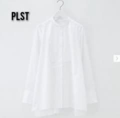 ノーアイロン　PLST プラステ コットンブレンドブザムシャツ Ｓサイズのサムネイル
