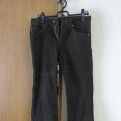 ブラウンスエード調　517_38 W30 デニムパンツ ブーツカットのサムネイル