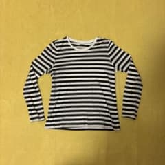 ボーダー 長袖 Tシャツ カットソー Sサイズのサムネイル