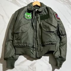 $*$様 最初期型　70s 米軍実物 CWU-45/P フライトジャケット 70年代 初期型 CWU-45P CWFS 米軍実物 フライトジャケット - メルカリ