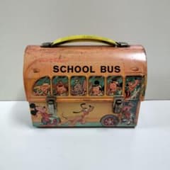 Walt Disney School Bus ヴィンテージ ランチボックス Walt Disney School Bus ヴィンテージ ランチボックス - メルカリ