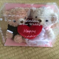 wedding ベアー 置物 ぬいぐるみのサムネイル
