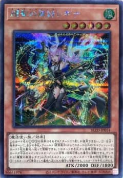 遊戯王 耀聖の風詩レギナ エルフェンノーツ シク/シークレットレア 1枚