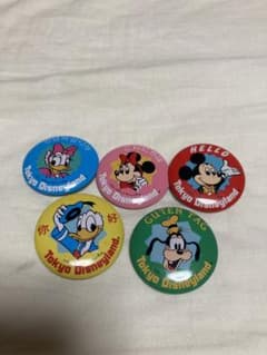 激レアディズニー缶バッチレトロヴィンテージ昭和のサムネイル