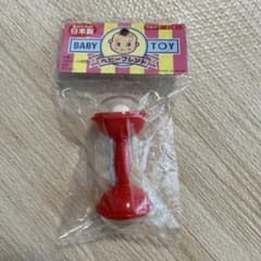 ベビーラトル　　横浜市　赤のガラガラ　日本製のサムネイル