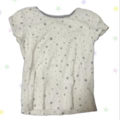 星柄 半袖Tシャツ ホワイトのサムネイル