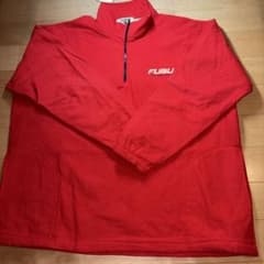FUBU COLLECTION ハーフジップ スウェット レッド XXLのサムネイル