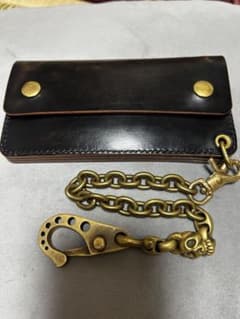 ホーウィン☆ホースバットストリップ☆トラッカーウォレットHORWEEN