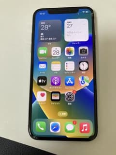 Apple iPhone X 本体 ホワイト64G SIMロック解除済動作確認済 - メルカリ