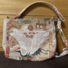 ハンドメイド 帯生地 ショルダーバッグ(取り外し可能)のサムネイル