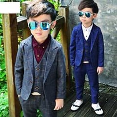 子供スーツ フォーマルスーツ 3点セット 入学式・卒業式・発表会・結婚式のサムネイル