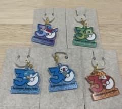 か*め様 ポケチャーム ポケモン30周年ロゴマスコット2　　5種セットのサムネイル