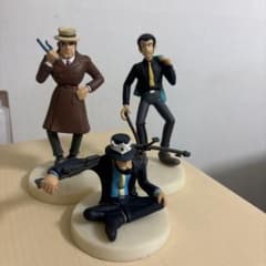 ルパン三世 フィギュア 3体セット 1996年 当時物 レトロ ルパン次元 銭形のサムネイル
