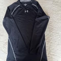 Under Armour ブラック 長袖アンダーシャツ 2XLのサムネイル