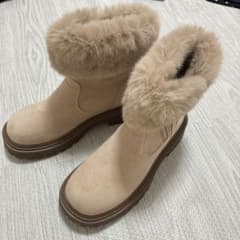 【値下げ中】ショートブーツ 厚底ブーツ 裏起毛のサムネイル