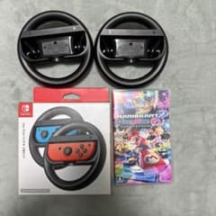 マリオカート8 デラックス + Joy-Conハンドルセット - メルカリ