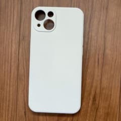 신품 미사용 iPhone13/14용 케이스 화이트 무지 심플 상자 첨부
