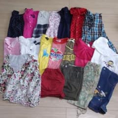 こども　女の子　夏服　120センチ　20枚ほど　まとめ売りのサムネイル