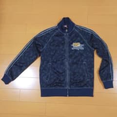 オニツカタイガー トラックジャケット ジャージ 総柄 虎柄 刺繍 S