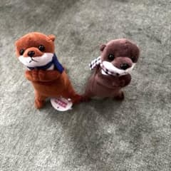 カワウソ　ぬいぐるみ 2体セットのサムネイル