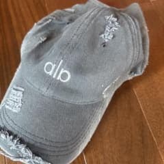 alo ベースボールキャップ ダメージ加工 グレーのサムネイル