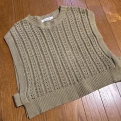 archives ニットベスト カーキのサムネイル