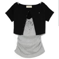 Vickey flower set tops black andmary - メルカリ