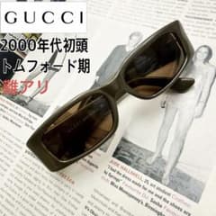 GUCCI グッチ 2000年代初頭トムフォード期スクエアサングラス 歪みアリ