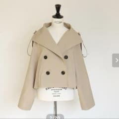 最終価格ジプソフィアShort Trench Coat ベージュ Mads Cropped Trench - Beige – The Frankie Shop