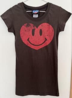 JUNK FOOD ハート スマイリー 半袖Tシャツのサムネイル
