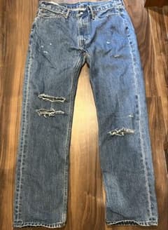 Levi's 514 ダメージ加工 ブルージーンズ W36 L32のサムネイル