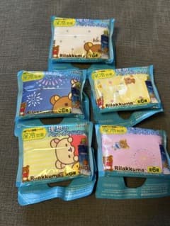 伊藤園♪リラックマ 理想のペットボトルカバー シリーズ5個セットのサムネイル