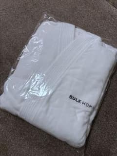 新品未使用品 BULK HOMME ホワイトバスローブのサムネイル