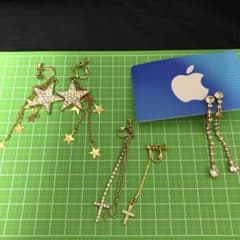 ゴールドイヤリング3点セットのサムネイル