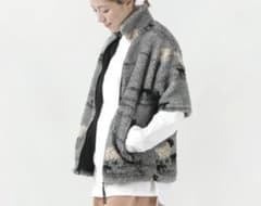 FARFIELD ORIGINAL ジャガードボアジャケット　サイズ3  UK製のサムネイル