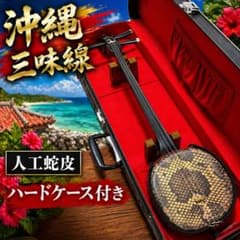 美品】沖縄三線 人工皮 初心者 和楽器 民謡 三味線 送料込み - メルカリ