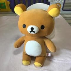 【美品】リラックマぬいぐるみ　ハッピーレインボーのサムネイル