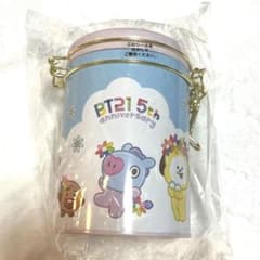 bt21 5주년 아트전 한정 비스킷캔 캔만