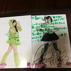 ももクロ ももいろクローバーZ西部ドーム生写真8枚セット1枚直筆サイン2枚被りのサムネイル