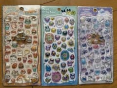 あ*お様 たまごっち　ユニコーン やむやむプチドロップステッカー3種セットのサムネイル