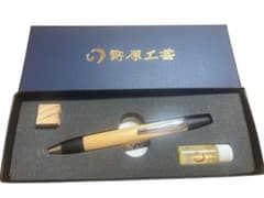 野原工芸 ロータリー式ボールペン　木曽檜のサムネイル