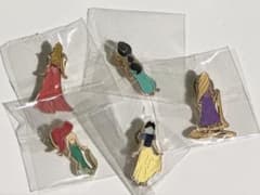 ディズニー プリンセス バックビューピンズ 5個セットのサムネイル