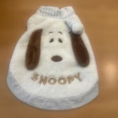 スヌーピー フリース犬服 ホワイトのサムネイル